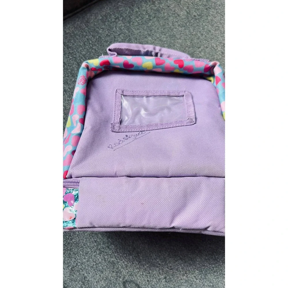 Dreamworks Trolls Lunch Bag Kids One Size Purple Poppy Dual lunch bag